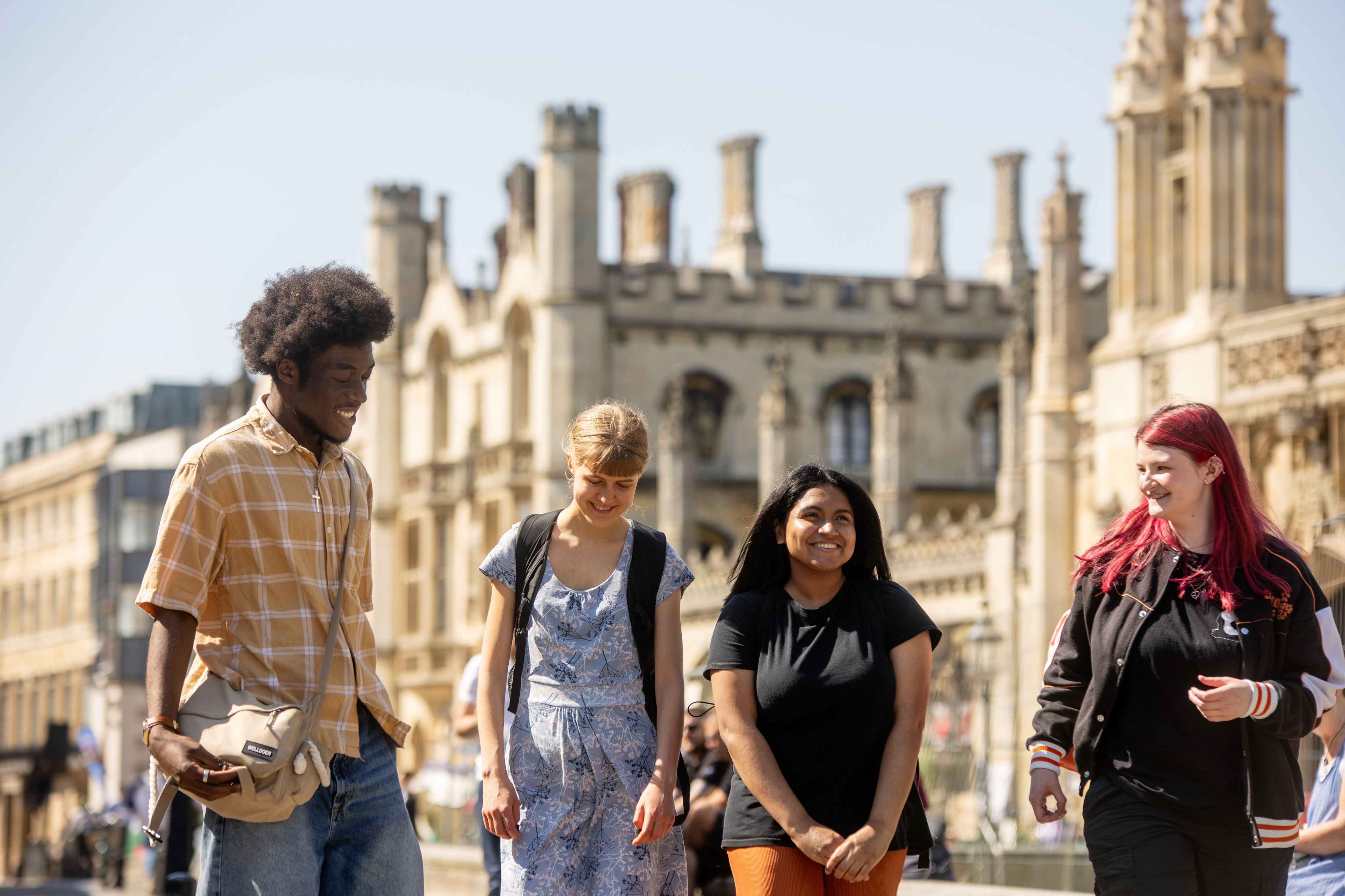 Students form every background belong in Cambridge
