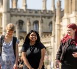 Students in central Cambridge