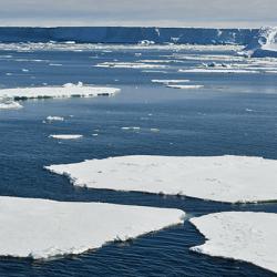 Ice shelves in the Bellinghausen Sea, Antarctica