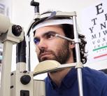 Man undergoing an eye examination