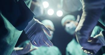 Surgeons preparing for an operation