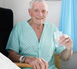Roger Jackson from Bedford, the first NHS patient to receive histotripsy at CUH, outside a trial setting