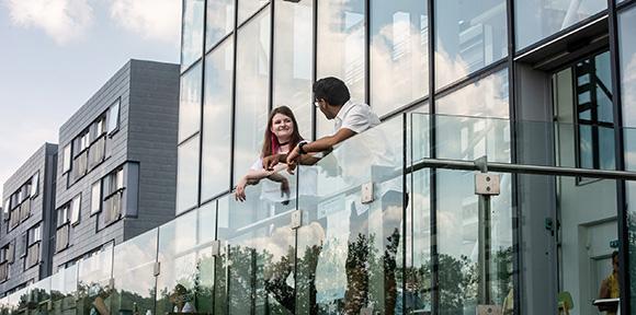 Students at Cambridge West Innovation District